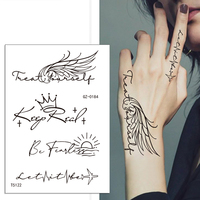 Nouveau Tatouage Temporaire 2064 en Gros, Longue Durée, à Base de Plantes, Sexy, pour Dos, Poitrine, Bras, Écologique, Non Toxique, Autocollant de Tatouage Indien pour le Visage