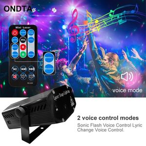 <span class=keywords><strong>Mini</strong></span> projecteur Laser Disco DJ Club fête faisceau d'éclairage lumières laser projecteur d'éclairage de scène pour fête à domicile - Product Image 6