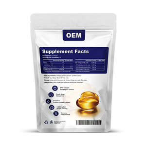 Nhà máy trực tiếp giá tốt nhất EPA + DHA>90% Omega 3 dầu cá Softgel viên nang Gluten miễn phí 90 viên/túi tùy chỉnh liều lượng - Product Image 5