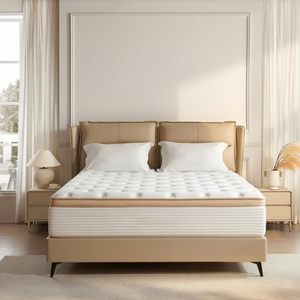 <span class=keywords><strong>Meilleur</strong></span> matelas enroulable de qualité supérieure pour un sommeil réparateur, disponible à la commande en ligne avec un <span class=keywords><strong>grand</strong></span> matelas à ressorts et mousse à mémoire de forme double gel. - Product Image 3