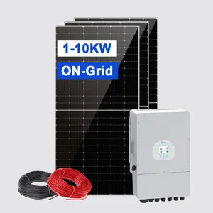 8KW 9KW 10KW 用于工厂屋顶的太阳能电池板系统