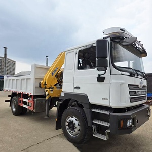 Camion grue diesel SHACMAN 300 ch 4x2 de 5 <span class=keywords><strong>tonnes</strong></span> avec grue montée télécommandée et grue haute performance, moteur diesel en option - Product Image 1