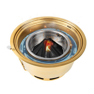 Équipement <span class=keywords><strong>de</strong></span> barbecue <span class=keywords><strong>de</strong></span> style coréen <span class=keywords><strong>Brasero</strong></span> Carbon Fire Charcoal Barbecue Pot Tabletop Grill pour restaurants - Product Image 5