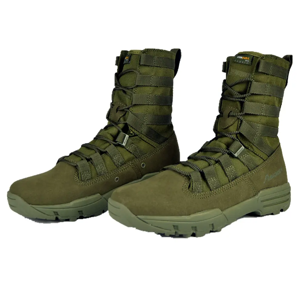 Homens ao ar livre impermeável Mid altura Combat Boots Lace Up Terrain Melhores caminhadas baixas calçados esportivos botas táticas