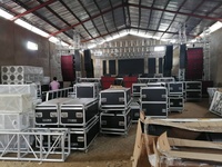 Subwoofers duales de 15 pulgadas, los mejores altavoces profesionales de matriz de línea de sistema de sonido pasivo de 3 vías para Iglesia