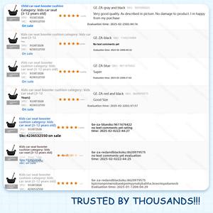 <span class=keywords><strong>Asiento</strong></span> de Seguridad para Automóvil para Niños de 3 a 12 Años, <span class=keywords><strong>Silla</strong></span> de Comedor, Cojín Elevador, Capacidad de Carga de 15 a 36 kg - Product Image 3