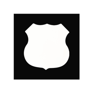 Trống dấu hiệu Đường Phố 12x9 inch W/bán kính. 025 inch nhôm trắng thăng hoa dấu hiệu khoảng trống - Product Image 3