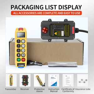 ML-S80 + Công nghiệp-kênh không dây điều khiển từ xa chuyển đổi không thấm nước RF Led Receiver cho cần cẩu nhiệt độ 12V nhựa - Product Image 2