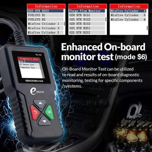 Strumento di rilevamento OBD lettore di codici di guasto personalizzabile di alta qualità - Product Image 4