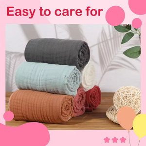 Toalla de Baño Esencial Suave y Absorbente con Capucha para <span class=keywords><strong>Recién</strong></span> <span class=keywords><strong>Nacido</strong></span>, 100% Algodón de Muselina, para Bebés, Niños Pequeños e Infantiles, Esencial de Baño - Product Image 4