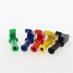 Pinces crocodiles <span class=keywords><strong>P2002</strong></span> 5 couleurs 380V 20A pinces crocodiles dossiers de test de sécurité pour fiches bananes 4mm 56MM - Product Image 2