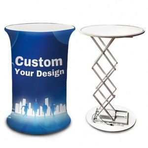 High Quality <b>Foldable</b> Aluminum Alloy Pop up Counter Trade Show Elevating Front <b>Desk</b> Convenient Front <b>Desk</b> - Product Image 3
