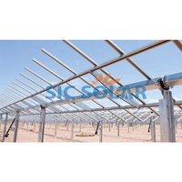 Structure de montage de module photovoltaïque, système de suivi solaire, système de suivi à axe unique