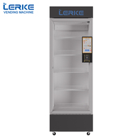 Máquina Expendedora Inteligente LERKE de 200-300 Piezas y 400L con Pantalla Táctil de 10.1 Pulgadas y Lector de Tarjetas