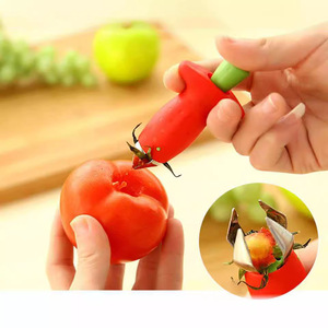 3-in-1 Fruit <b>Tool</b> – Strawberry Huller, Pineapple Cutter, Tomato Stalk Remover – Stainless Steel Blade, Ergonomic Handle – Kitche - Product Image 3