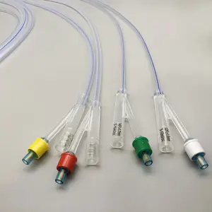 Yüksek kaliteli steril bireysel paket tek kullanımlık tıbbi 2 yollu silikon idrar Foley kateterler
