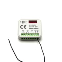 Interrupteur à distance sans fil universel 433 MHz, récepteur à 2 canaux et télécommande RF 433 MHz à 4 touches