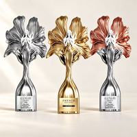 Trophée en métal de haute qualité, déesse ange, en alliage de plomb-étain, couleurs or/argent/cuivre. Personnalisable pour les événements d'entreprise - Beauté