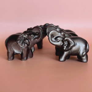 Vente en gros de sculptures d'éléphants très demandées [boho] en cristal pour l'attraction de la richesse, pierre décorative sculptée, pierre concassée, minéral - Product Image 2