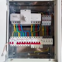 Panel Kontrol Cerdas Dinding Terpasang Khusus PLC Kotak Distribusi Cerdas 8-Kanal Pengalih AC 380V/400V/415V Satu Fasa/Tiga Fasa