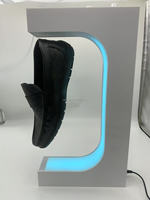Nouveau présentoir de bouteille de chaussure à lévitation magnétique de version réglable avec ajuster la couleur de la lumière de poids de vitesse