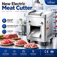 Nouvelle machine à découper la viande électrique commerciale à haute efficacité, automatique, pour poulet frais et porc, en acier inoxydable, pour la vente au détail et l'agriculture
