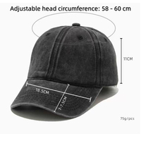 Gorra de Béisbol Estilo Dad Hat, Lavada y Desgastada, con Logotipo Personalizado, 6 Paneles, Estilo Vintage, Ajustable, Venta al Por Mayor, Disponible en el Almacén Local de JKM en EE. UU.