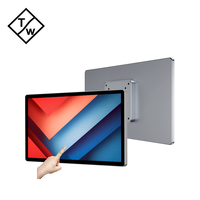 Écran tactile capacitif industriel LED TOPWILLING OEM 15,6 pouces 1080P, montage mural, affichage de bureau
