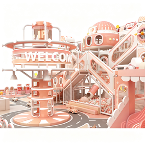 Aoleao Custom RoadTrip Aire de jeux intérieure avec piscine à balles, toboggan, tunnel et panneaux interactifs pour enfants, jeux souples certifiés CE TUV CPC - Product Image 3