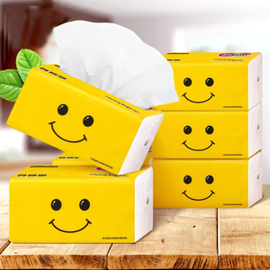 Mouchoirs en papier doux et multicouches en pâte de bois vierge, fabrication directe usine, personnalisables avec logo OEM, vente en gros pour usage quotidien - Product Image 2