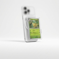 Étui de protection transparent et souple personnalisé pour cartes à collectionner, étui de téléphone portable grande capacité pour cartes à échanger, vente en gros