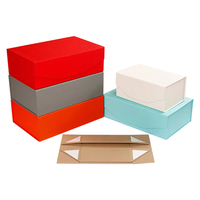 Boîte de rangement pour extensions de cheveux, durable, élégante, recyclable, pliable, personnalisable, fermeture magnétique, design rigide portable, gaufrage