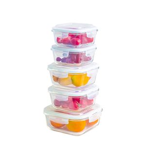 20 Recipientes de Plástico para Almacenamiento de Alimentos con Tapas Ventiladas, Libres de BPA, Herméticos, para Conservar Comidas, Capacidad de 1-2L, Multifuncionales - Product Image 1