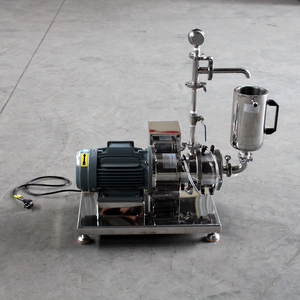 Petite pompe homogénéisatrice de laboratoire, capacité 1000L, puissance 1.5kW, en acier SUS316L, avec moteur à engrenages en titane pour cosmétiques - Product Image 3