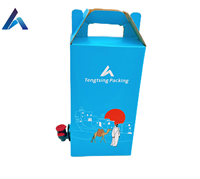 Sac à bavette jetable portable en aluminium personnalisé 1L/2L/3L/5L/10L/20L avec emballage à valve