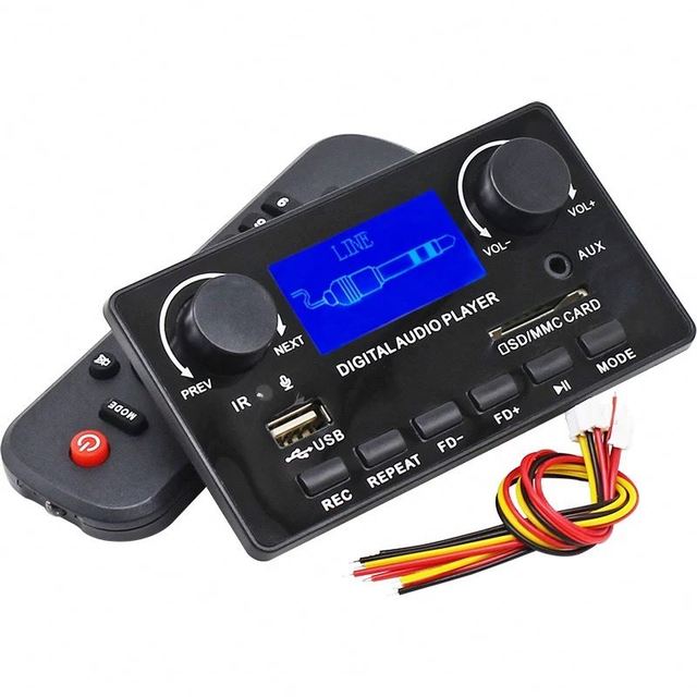 Lossless BT5.0 Audio Decoding Board FM Radio USB Flash Drive S D Card Player MP3 WMA WAV FLAC APE