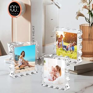 5x7 Clear Acrylic Scalloped Magnetic Photo <b>Frame</b> Scalloped Acrylic <b>Picture</b> <b>Frame</b> - Product Image 5
