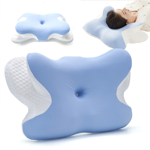 Oreiller de lit en mousse à mémoire de forme <span class=keywords><strong>SAIEN</strong></span>, nouveau design breveté, <span class=keywords><strong>super</strong></span> confortable, soutien complet du cou et des épaules, bon oreiller pour dormir - Product Image 1