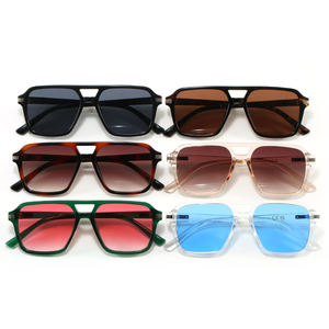 Gafas de Sol Superhot Eyewear 43461 Moda 2025 Retro Clásicas Cuadradas de Piloto con Parte Superior Plana UV400 para Vacaciones al Aire Libre - Product Image 5