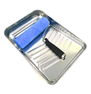 Outils de Peinture ensemble de brosse à rouleau de peinture ensemble de plateau de plateau en métal de 9 pouces couverture de rouleau - Product Image 1