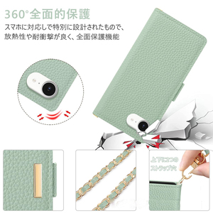 Хит продаж: Роскошный чехол-кошелек из искусственной кожи с тиснением, на цепочке, для телефона и карт, для женщин, для путешествий, для Pro Max - Product Image 5
