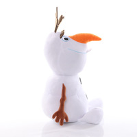 Peluches Olaf La Reine des Neiges, Figurine de Père Noël Blanc, Jouet en Peluche, Modèle de Coussin Doux, Poupée Oreiller pour Cadeau d'Enfant