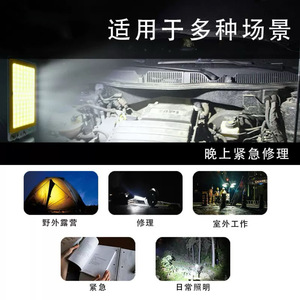 Led Camping Lamp 100W <b>Wall</b> Mount Magnetic Base Outdoor Portable <b>Lighting</b> - Product Image 5