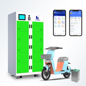 Système d'échange de batteries pour motos et vélos électriques, station de recharge pour batteries au lithium avec connecteur de charge - Product Image 2
