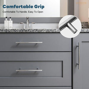 Hoone prix d'usine intérieur armoires de cuisine meubles poignée de porte longue argent acrylique bonne vente pour commode tiroir pour chambre - Product Image 3