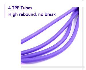 Nhà Máy nguồn đa chức năng kháng ban nhạc 4-ống đàn hồi ngồi lên kéo sợi dây thừng với bàn đạp chân bụng Exerciser thiết bị fitn - Product Image 4