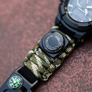 Boussole de survie tactique en plein air montre tactique de survie de randonnée multifonctionnelle vente en gros - Product Image 3