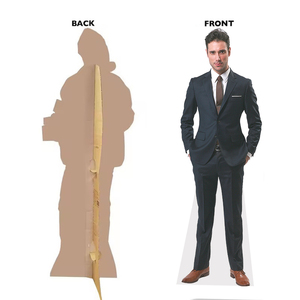 Tùy chỉnh Lifesize tông tầng <span class=keywords><strong>Standee</strong></span> bắt mắt giấy hiển thị với vật liệu thép không gỉ cho quảng cáo cutout Pop - Product Image 2