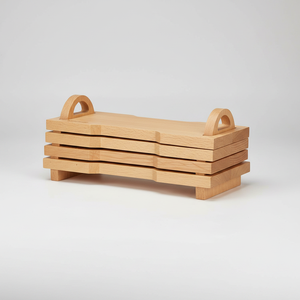 Set di 4 Taglieri Pieghevoli in Legno di Faggio per Centrotavola di Nozze e Decorazioni da Tavola - Product Image 2