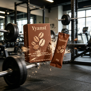 Yyanst Café en Poudre Doux pour le Bien-être Intérieur 10g*10 Sachets – Vitalité Quotidienne Confidentielle, Boisson Instantanée Bien-être aux Herbes - Product Image 5
